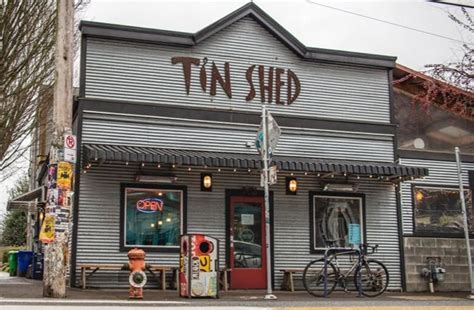 Tin shed garden cafe portland - Portland , Portland Region. 1438 NE Alberta St. Portland, Oregon 97211. (503)288-6966. Email. Located in Alberta Arts District, the Tin Shed is a Portland favorite. Serving up American food, this neighborhood gem has a covered patio, and even a menu for dogs. Open daily 7am to 9pm.